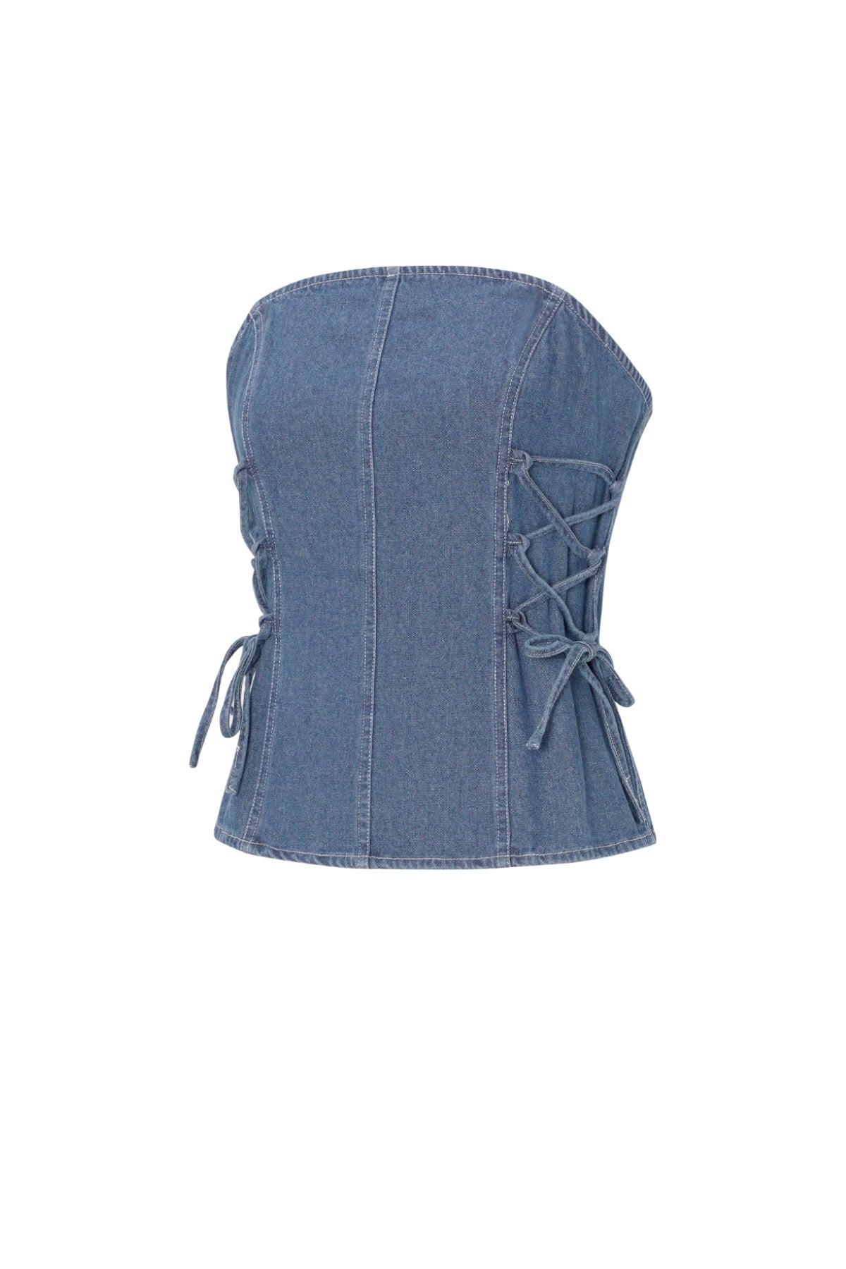 TOP "CAMILLE" EN DENIM