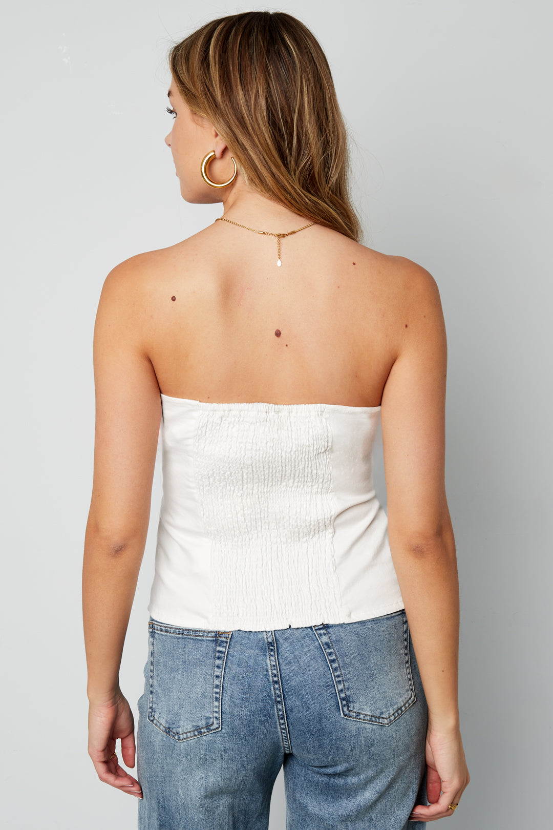 TOP "CAMILLE" EN DENIM