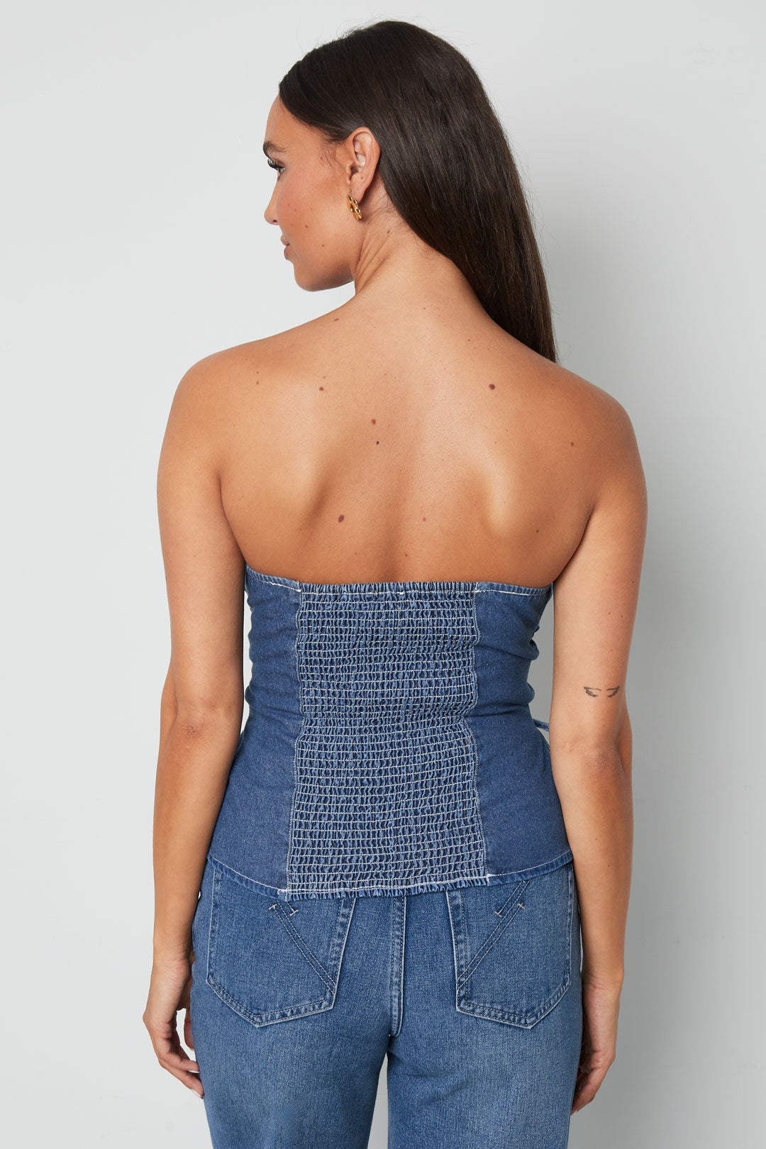 TOP "CAMILLE" EN DENIM